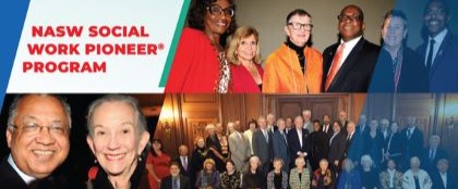 2024 social work pioneers celebration banner