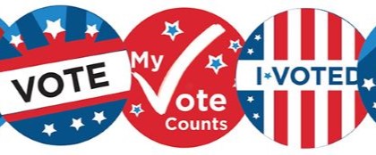 Voting stickers