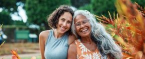 Asian American mother and daughter