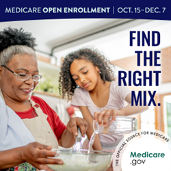 Medicare Open Enrollment Oct 15 - dec 7 find the right mix the official source for medicare medicare.gov